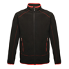 Ashmore Full-Zip in black-red