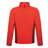 Ashmore Half-Zip in red-dehlired