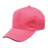 Amston 5-Panel Cap With Sandwich Peak in hotpink-seal