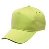 Amston 5-Panel Cap With Sandwich Peak in limepunch-seal