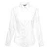 Lady-Fit Oxford Long Sleeve Shirt in white