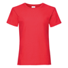 Girls Valueweight Tee in red