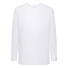 Kids Long Sleeve Valueweight Tee in white