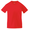 Kids Performance Tee in red
