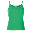 Lady-Fit Strap Tee in kelly-green