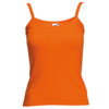 Lady-Fit Strap Tee in orange