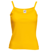 Lady-Fit Strap Tee in sunflower