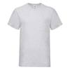 Valueweight V-Neck Tee in heather-grey