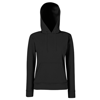 Classic 80/20 Lady-Fit Hooded Sweatshirt in black