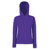 Classic 80/20 Lady-Fit Hooded Sweatshirt in purple