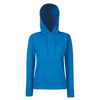 Classic 80/20 Lady-Fit Hooded Sweatshirt in royal-blue