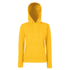 Classic 80/20 Lady-Fit Hooded Sweatshirt in sunflower