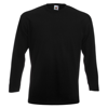 Super Premium Long Sleeve Tee in black