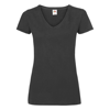 Lady-Fit Valueweight V-Neck Tee in black