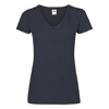 Lady-Fit Valueweight V-Neck Tee in deep-navy