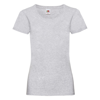 Lady-Fit Valueweight Tee in heather-grey