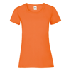Lady-Fit Valueweight Tee in orange