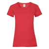 Lady-Fit Valueweight Tee in red