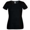 Lady-Fit Crew Neck Tee in black