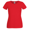 Lady-Fit Crew Neck Tee in red