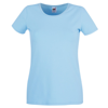 Lady-Fit Crew Neck Tee in sky-blue
