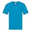 Layered T in azure-blue