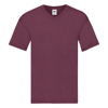 Layered T in burgundy