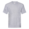 Layered T in heather-grey