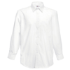 Poplin Long Sleeve Shirt in white