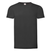 Fitted Valueweight Tee in black
