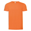Fitted Valueweight Tee in orange