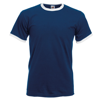 Ringer Tee in navy-white