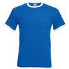 Ringer Tee in royal-white