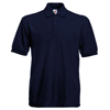 Heavyweight 65/35 Polo in deep-navy