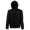 Classic 80/20 Hooded Sweatshirt Jacket in black