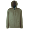 Classic 80/20 Hooded Sweatshirt Jacket in classic-olive