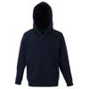 Classic 80/20 Kids Hooded Sweatshirt Jacket in deep-navy