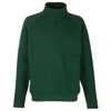 Classic 80/20 Zip Neck Sweatshirt in bottle-green