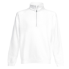 Classic 80/20 Zip Neck Sweatshirt in white