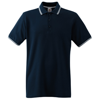 Tipped Polo in deepnavy-white