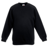 Classic 80/20 Kids Raglan Sweatshirt in black