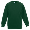 Classic 80/20 Kids Raglan Sweatshirt in bottle-green