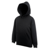 Classic 80/20 Kids Hooded Sweatshirt in black