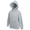 Classic 80/20 Kids Hooded Sweatshirt in heather-grey