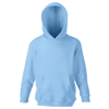 Classic 80/20 Kids Hooded Sweatshirt in sky-blue