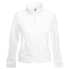 Premium 70/30 Lady-Fit Sweatshirt Jacket in white