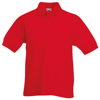 Kids 65/35 Piqué Polo in red