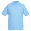 Kids 65/35 Piqué Polo in sky-blue