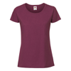 Lady-Fit Ringspun Premium T-Shirt in burgundy