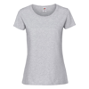 Lady-Fit Ringspun Premium T-Shirt in heather-grey